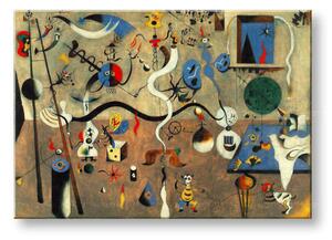 Vászonkép CARNIVAL OF HARLEQUIN - Joan Miro (reprodukció)