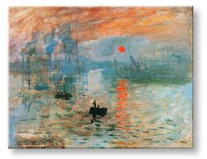 Vászonkép NAPLEMENTE A KIKÖTŐBEN - Claude Monet