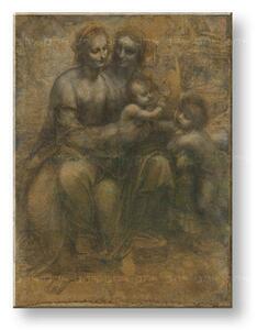 Vászonkép VIRGIN AND CHILD WITH SAINT ANNE- Leonardo da Vinci ()