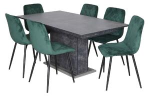 K525 étkező Flóra asztallal (6 személyes)