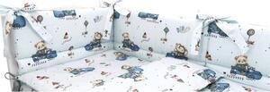 Baby Shop fejvédő kiságyba - Kék Dinó Autó
