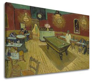 Vászonkép Vincent van Gogh - Éjszakai kávézó (reprodukcie)