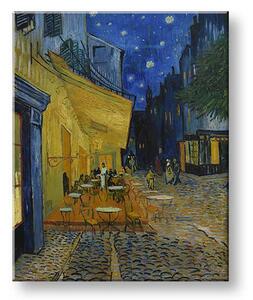 Vászonkép Vincent van Gogh - Café Terrace at Night