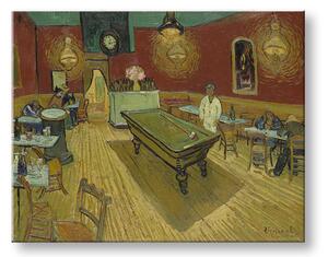 Vászonkép Vincent van Gogh - Éjszakai kávézó (reprodukcie)