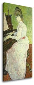 Vászonkép Vincent van Gogh - Marguerite Gachet a zongoránál