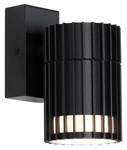 Design kültéri fali lámpa fekete IP44 - Boris