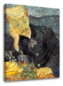 Vászonkép Vincent van Gogh - Dr. Gachet portré (reprodukcie)