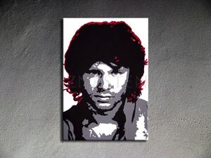 RuÄne maÄžovanĂ˝ POP Jim Morrison 1 dielny jm (POP ART képek)