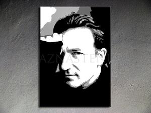 Kézzel festett vászonképek POP Art Bono-U2 bono (POP ART)