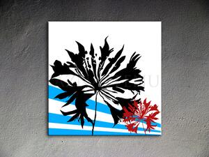 Kézzel festett vászonképek POP Art Flower flo3 (POP ART)