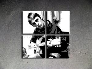 Kézzel festett vászonképek POP Art Paul Weller pwl (POP ART)