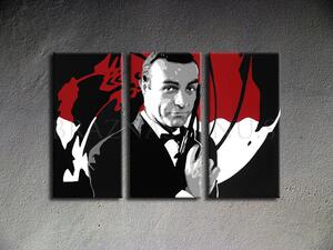 Kézzel festett vászonképek POP Art James Bond bond2 (POP ART)