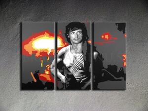 Kézzel festett vászonképek POP Art Rambo ram (POP ART képek)
