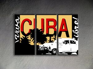 Kézzel festett vászonképek POP Art Cuba cuba (POP ART képek)