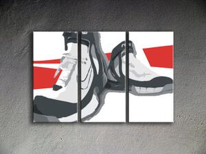 Kézzel festett vászonképek POP Art Boots boots (POP ART)