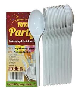 Kávéskanál, többször használatos, 20 db, TUTI Party (KHMU277)