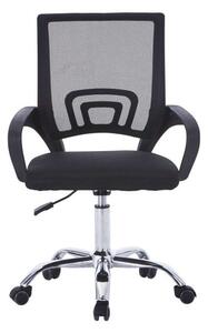DEX 2 NEW irodai szék,hállós,fekete-fekete