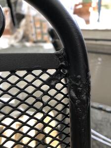 ROJAPLAST ZWMC-31 - SZÁLLÍTÁSSÉRÜLT - fém kerti szék - fekete ()