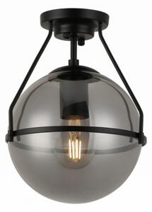 Lámpa Mennyezeti lámpatest DROP , 7165, AC220-240V, 50/60Hz, 1*E27, max.25W, átmérő 21 cm, fekete