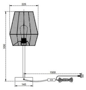 Lámpa Mennyezeti lámpatest ERANKO 4 , 6236, AC220-240V, 50/60Hz, 1*E27, max.40W, átmérő 22,5 cm, krém
