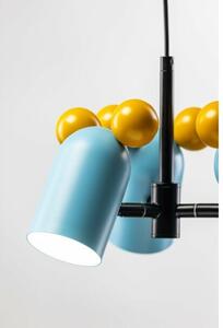 Lámpa Mennyezeti lámpatest MOUSE II, 2035, max.250V, 50/60Hz, 3*E27, max.25 W, IP20, átmérő 30 cm, kék