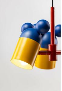 Lámpa Mennyezeti lámpatest MOUSE II, 1854, max.250V, 50/60Hz, 3*E27, max.25 W, IP20, átmérő 30 cm, sötétkék/arany