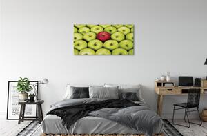Canvas képek Zöld és piros alma 100x50 cm