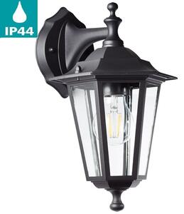 CARLEEN kültéri fali lámpa, E27; IP44-fekete - Brilliant-90987A06
