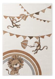 Krémszínű gyerek szőnyeg 160x230 cm Roar like a Lion Rainbow Party – Villeroy&Boch
