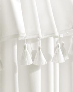 Astoria Sötétítő függöny bojtokkal ringlis fehér 140 x 260 cm