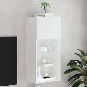 VidaXL fehér TV-szekrény LED-lámpákkal 40,5x30x90 cm
