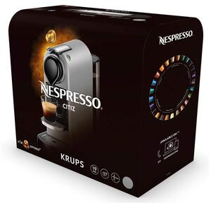 Kapszulás kávéfőző Krups Nespresso Citiz XN741B10 ezüst