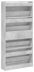 VidaXL Cipőtároló Szekrény - 4 Fiók - 80x21x163,5 cm
