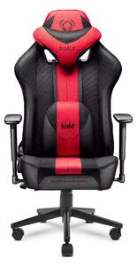 Kido by Diablo X-Player 2.0 szövet gamer szék gyerekeknek: kármin-antracit