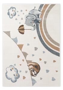 Krémszínű gyerek szőnyeg 120x170 cm Walk like an Elephant Rainy Party – Villeroy&Boch