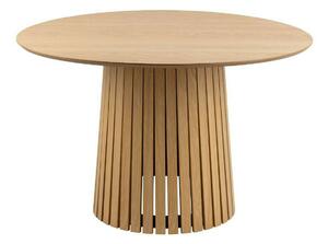 Asztal Oakland 828, Tölgy, 75cm, Természetes fa furnér, Közepes sűrűségű farostlemez