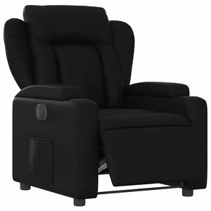 Elektromos Relax Fotel - Fekete Műbőr