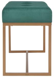 Elegáns Zöld Bársony Pad - 80 cm