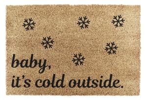 Kókuszrost lábtörlő karácsonyi mintával 40x60 cm Baby It's Cold Outside – Artsy Doormats