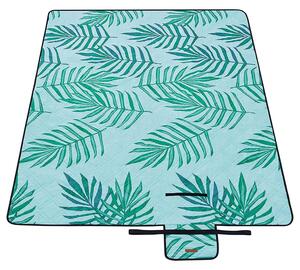 XXL vízálló Pikniktakaró 300 x 200 cm, trópusi mintával | SONGMICS