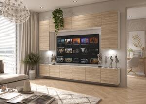 300 cm-es TV/RTV tölgy szekrénysor sonoma tölgy Gyártó IMP PRIMO 2/5/W/DS/0/0