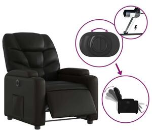 Elektromos Relax Fotel - Fekete Műbőr
