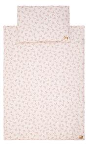 Rózsaszín muszlin ágynemű szett Tiny Flowers - Moi Mili