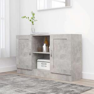 VidaXL betonszürke forgácslap komód 120 x 30,5 x 70 cm