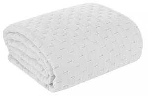 Fehér dekoratív steppelt ágytakaró Szélesség: 170 cm | Hossz: 210 cm