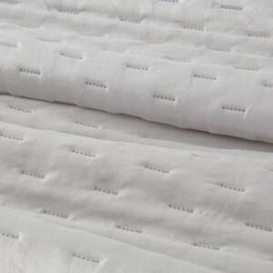 Fehér dekoratív steppelt ágytakaró Szélesség: 170 cm | Hossz: 210 cm