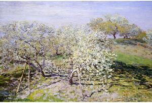 Claude Monet - Spring kép másolat, 90 x 60 cm