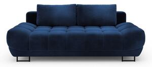 Cirrus királykék háromszemélyes kinyitható kanapé, bársony kárpittal - Windsor & Co Sofas