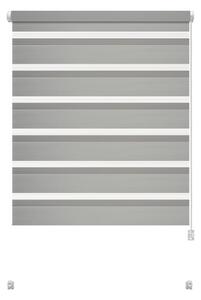Szürke nappali-éjszakai roló 68x215 cm Zebra – Gardinia