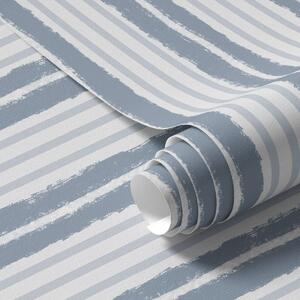 Tapéta Texturált, függőleges fehér és kékesszürke csíkok, Tapétá geometria, Tapétá geometria csíkok, a01268v1 : Uwalls.hu